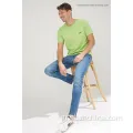 MENS Casual τσέπη και κέντημα κοντό μανίκι μπλουζάκι